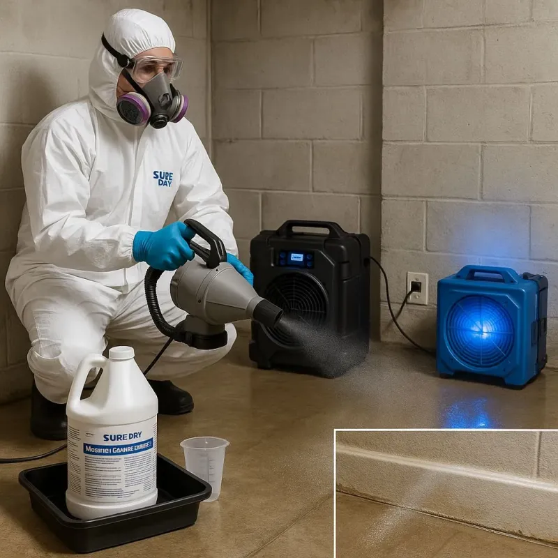 Sanitization and Odor Removal process in Taft, CA